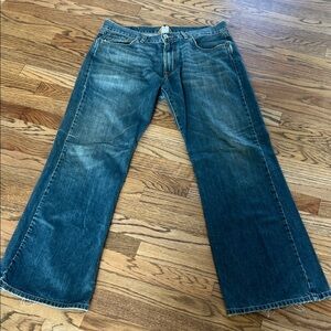 Lucky Brand Men's Bootcut Jeans in Deep Indigo